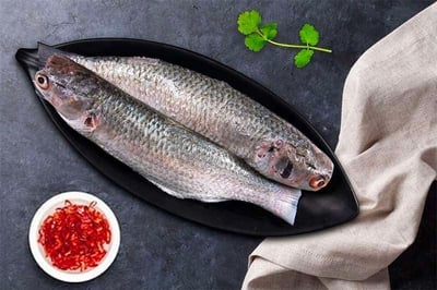 Kolkata Parshe Fish / পারশে / Shorda / Boi / Kanambu/ Pohala / Gold Spot Mullet (Small) (Kolkata / Malancha Special) - Whole Cleaned (480g to 520g Pack)