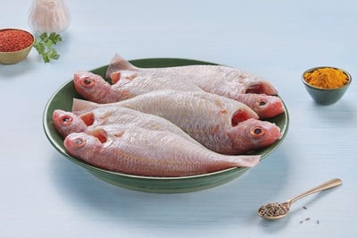 Pink Perch / Kilimeen / Sankara Meen / Thread Finned Bream (Large) - Whole Cleaned (300g to 340g Pack)