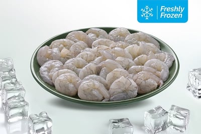 Large Prawns PD (40+ Count/kg) (470g to 500g Pack, Freshly Frozen)