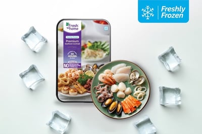 Premium Seafood Cocktail (400g Pack, Freshly Frozen)