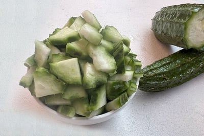 Ridge Gourd Diced (4 Cut 250g Pack)
