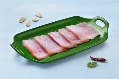 Rohu / Rui Extra Large (3kg+) - Mixed Peti (Pieces from assorted Rohu Fish) (4 to 8 Pcs, 230g to 250g Pack)