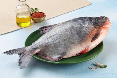 Rupchanda / Roopchand / River Pomfret (Small) - Whole  (As is without cleaning and cutting)