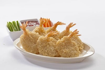 Tasty Handmade Breaded Prawns 