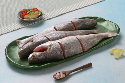 Silver Croaker / Kora / Bhola / ভোলা - Curry Cut (May include head pieces)