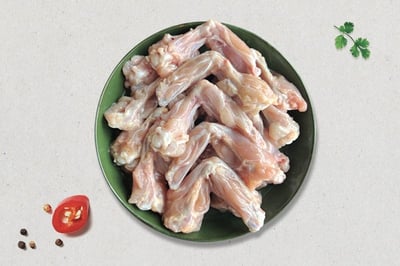 Premium Antibiotic-residue-free Chicken Wings (Skinless) - Pack of 480g to 500g