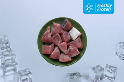 Yellow Fin Tuna / Kera - Curry Cut (200g to 230g Pack, Freshly Frozen)