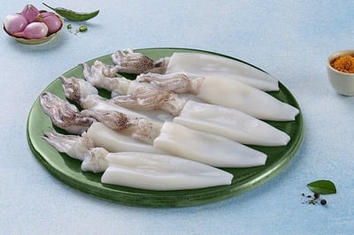 Squid / Koonthal (Large) - Whole Cleaned (480g to 580g Pack)