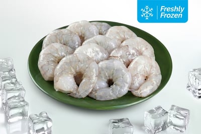 Super Jumbo Prawns - PD Meat (Peeled & Deveined) (470g to 500g Pack, Freshly Frozen)