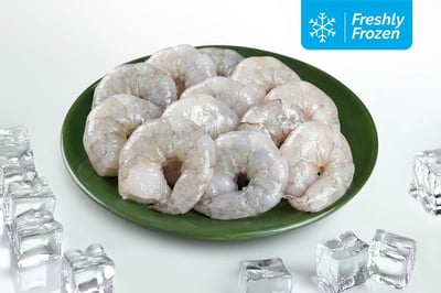 Super Jumbo Prawns - PD Meat (Peeled & Deveined) (200g to 230g Pack, Freshly Frozen)