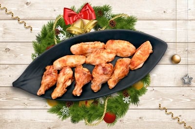 Texas Style Barbeque Chicken Wings - Pack of 400g to 420g