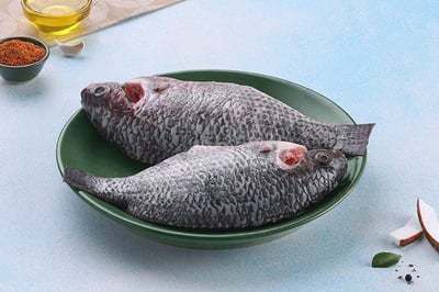 Tilapia / Jalebi Fish (Large) - Whole Cleaned (400g to 480g Pack)