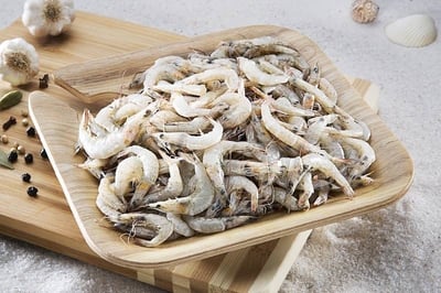 Tiny Soft-Shelled Prawns / Cheriya Chemmeen (Shell can be eaten directly without peeling) - Whole (480g to 500g Pack)