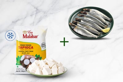 Combo: (Frozen Tapioca 700g + Sardine Cleaned 500g)