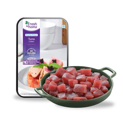 Tuna Cubes (400g Pack, Freshly Frozen)