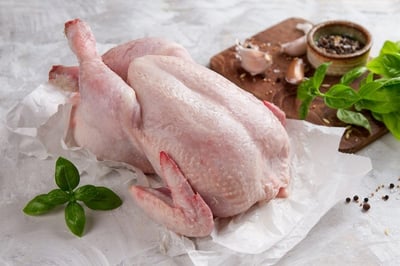Premium Antibiotic-residue-free Chicken Dressed with Skin - Whole (With Skin, Not Cut In Pieces)