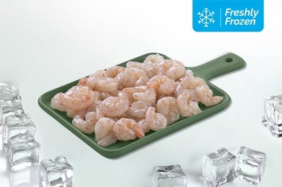 Wild Caught Prawns Medium PD (350g Pack, Freshly Frozen)
