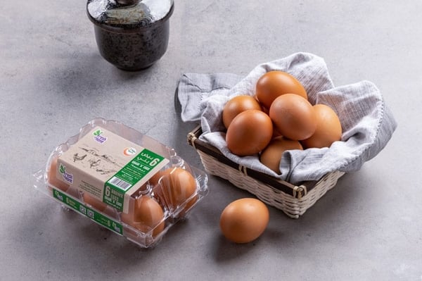 Eggs Brown/ بيض بني - Pack of 6 (Medium)