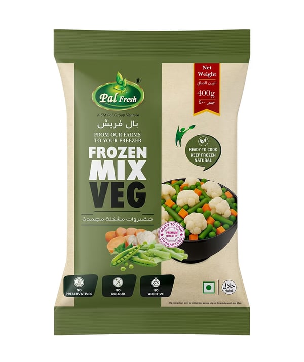 Frozen Mix Veg 4 way (400g Pack)