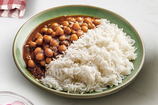 Amritsari Chole Chawal (400g Pack, Ready to Heat & Eat, Microwave ready)