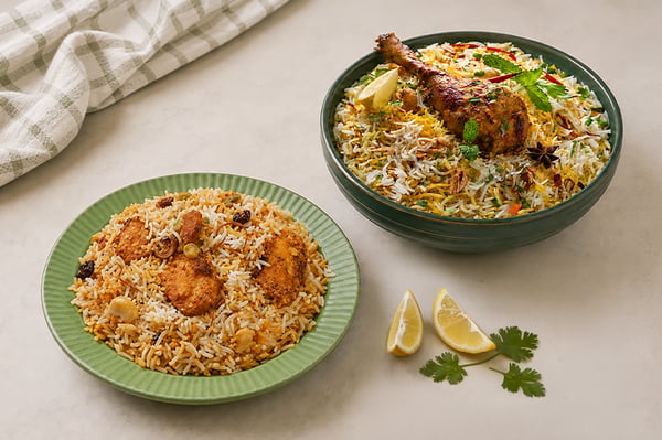 Combo: (Classic Chicken Biryani + Hyderabadi Chicken Biryani)