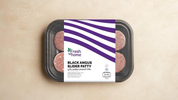 Black Angus Slider Burger Patty (240g Pack)