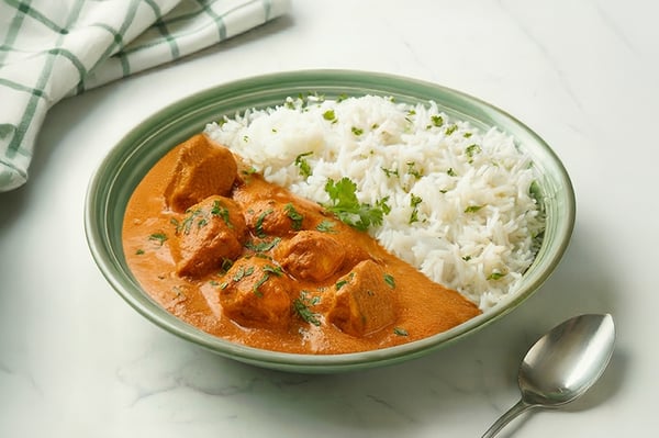 Butter Chicken & Rice (400g Pack, Ready to Heat & Eat, Microwave ready)