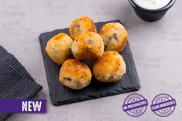 Arancini Mushroom Cheese Balls / /رانشيني بالمشروم والجبن  - Pack of 6pcs