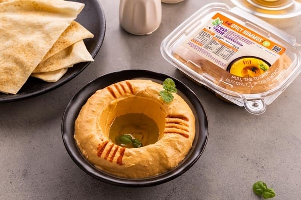 Fresh Spicy Hummus - Pack of 250gm