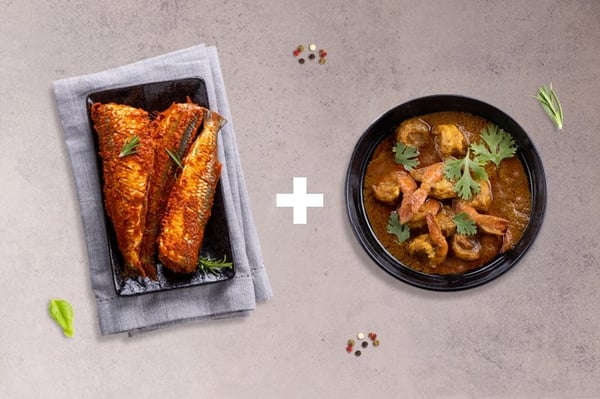 Fish Curry & Fish Fry Combo