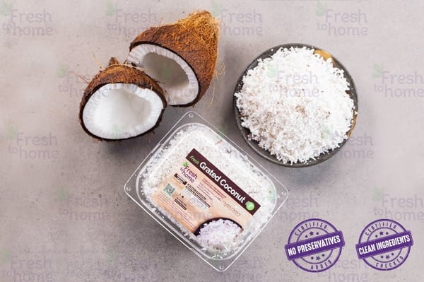 Grated Coconut Pack of (170g to 200g)