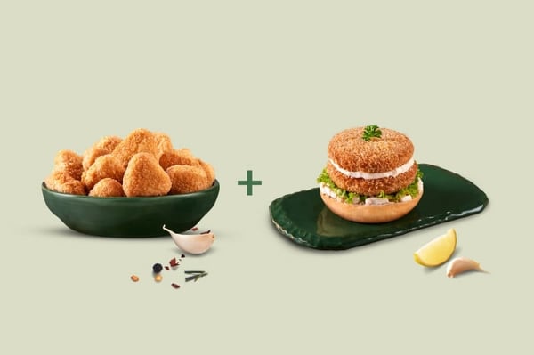 Combo: (320g Cheese Corn Nuggets + 275g Veg Burger Patty)