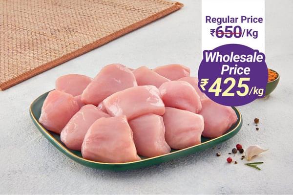Premium Tender Chicken Cubes (6Kg Pack)