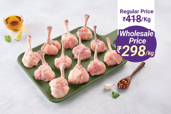 Premium Tender Chicken Lollipop (10Kg Pack)