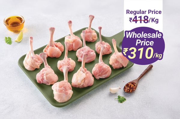 Premium Tender Chicken Lollipop (6Kg Pack)