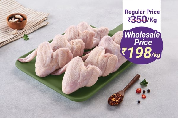 Premium Tender  Chicken Wings (6Kg Pack)
