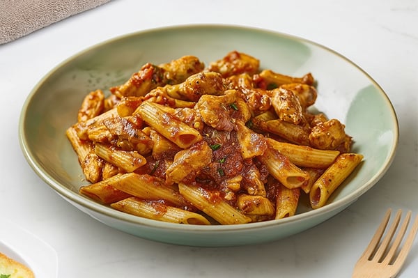 Chicken Arrabbiata Penne Rigate (300g Pack, Ready to Heat & Eat, Microwave ready)