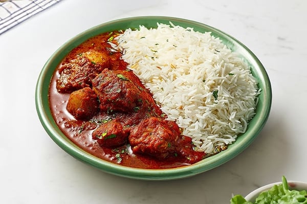 Chicken Ghee Roast & Rice (400g Pack, Ready to Heat & Eat, Microwave ready)