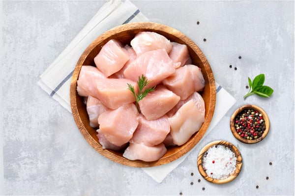 Premium Antibiotic-residue-free Boneless Chicken Tikka - 480g to 500g Pack