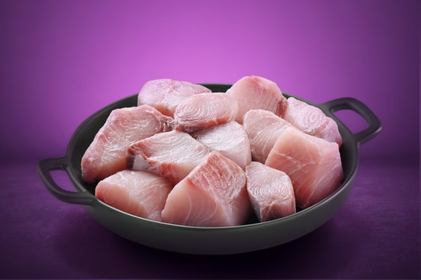 Select Black King Fish / Motha / Cobia (Similar to Seer Fish, Some Say That It Tastes Better) - Select Curry Cut (480g to 500g)