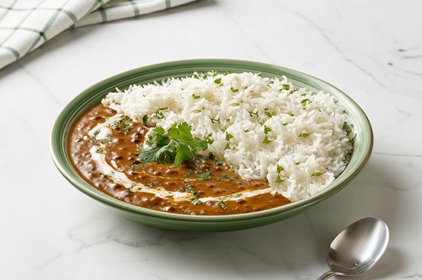 Dal Makhani & Rice (400g Pack, Ready to Heat & Eat, Microwave ready)