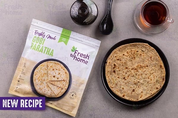 Gobi Paratha (Cauliflower) / براتا قرنبيط  - Pack of 4