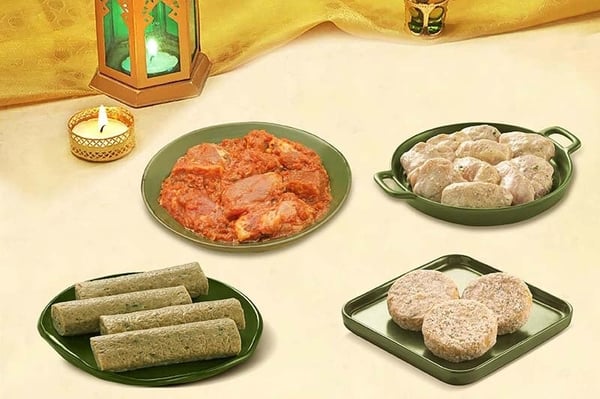 EID PLATTER : (Mutton Rogan Josh + Chicken Malai Tikka + Meaty Chicken Seekh Kebab + Yummy Chicken Cutlets)