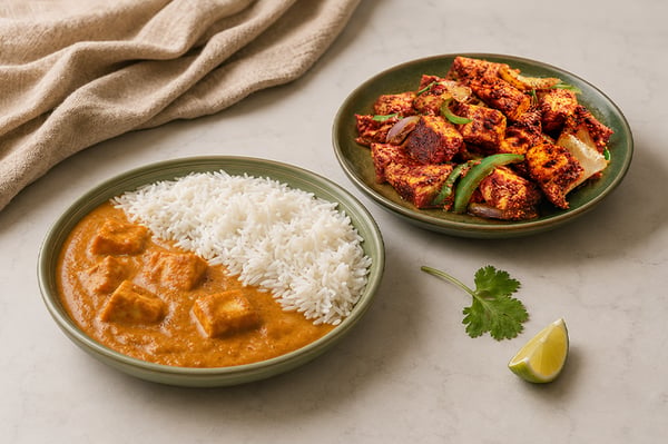 Combo: (Indian Paneer Makhani & Rice + Indian Paneer Tikka)