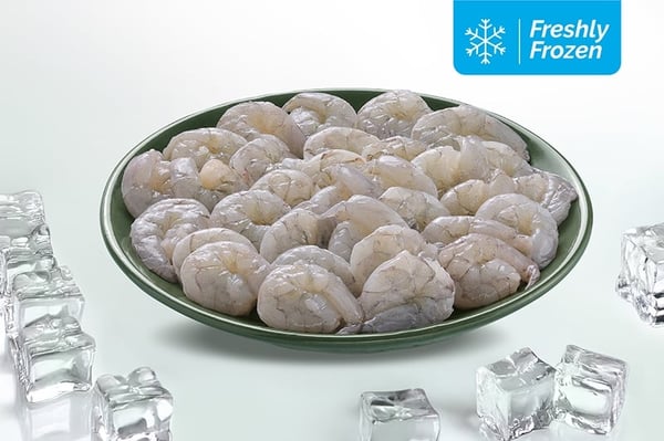 Large Prawns PD - Meat (Peeled & Deveined)  (200g to 230g Pack, Freshly Frozen)
