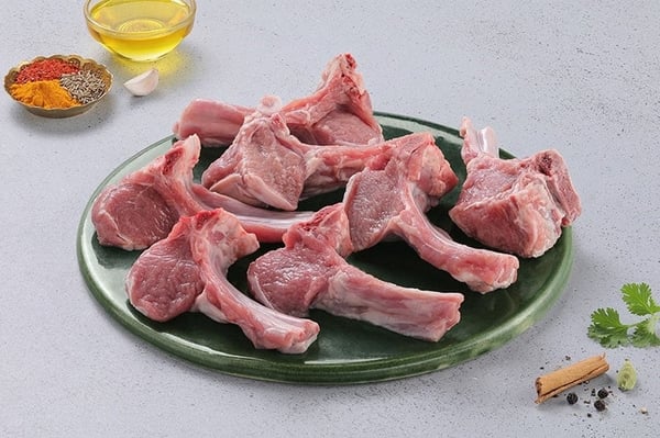 Premium Indian Mutton - Ribs and Chops (250g to 270g Pack)