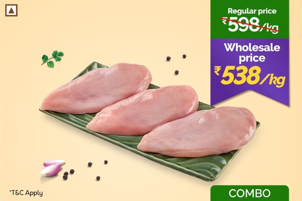 Premium Tender Chicken Breast Fillet (10Kg Pack)