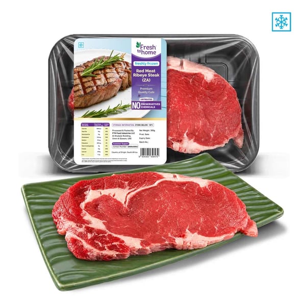 Red Meat Ribeye Steak (ZA) (300g Pack,Freshly Frozen)