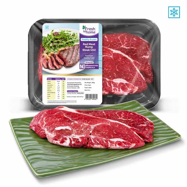 Red Meat Rump Steak (ZA) (300g Pack, Freshly Frozen)