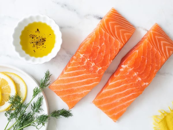 Salmon Portion (400g Pack,Freshly Frozen)